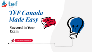 Prepare for TEF Canada easily with clear methods, practical tips, and exercises to improve from B1 to C1 with TEF Canada Online.